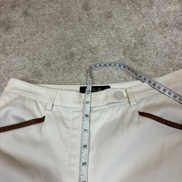 Loro Piana Ricky Ice Stretch Cotton Riding Pants Lambskin Women's 38 US 27 - Picture 8 of 13